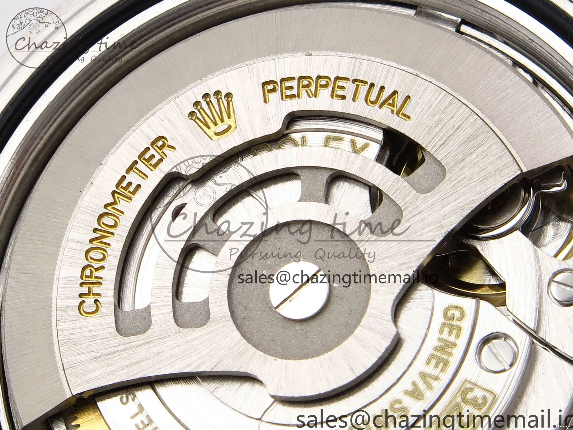 MiroTime 0127 Vibrant DateJust 41 126333 EWEF Best Edition YG Stick Dial on SS YG Jubilee Bracelet A 990